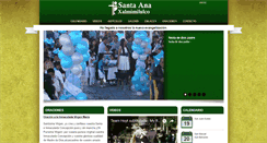 Desktop Screenshot of parroquiadesantaanaxalmimilulco.com